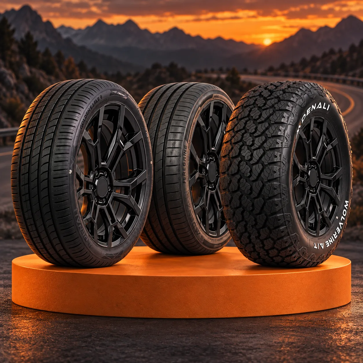 Kit Denali com 14 pneus